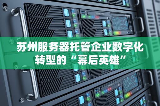 苏州服务器托管企业数字化转型的“幕后英雄”
