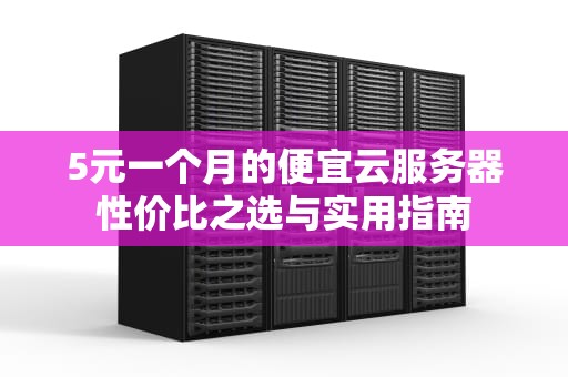 5元一个月的便宜云服务器性价比之选与实用指南