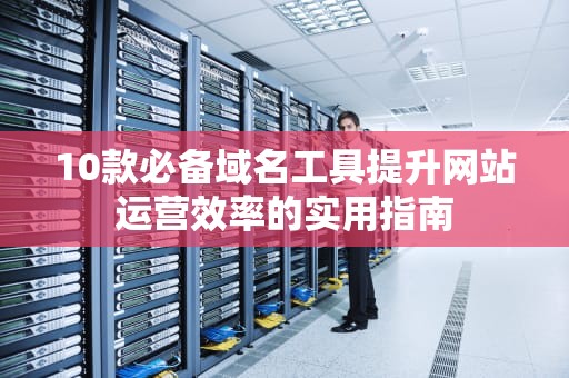 10款必备域名工具提升网站运营效率的实用指南