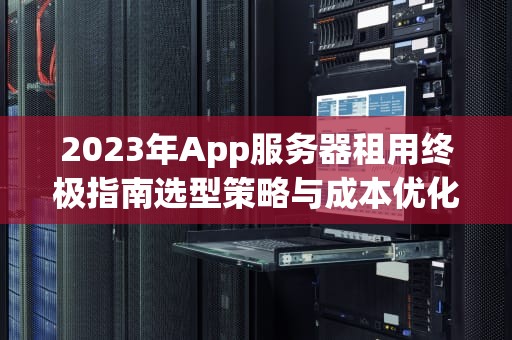 2023年App服务器租用终极指南选型策略与成本优化技巧