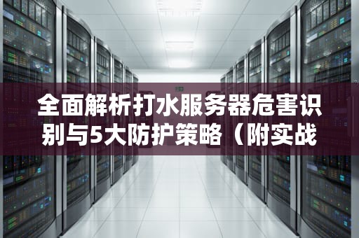 全面解析打水服务器危害识别与5大防护策略（附实战案例）