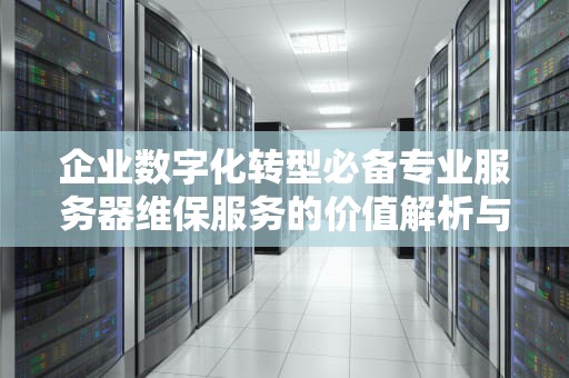 企业数字化转型必备专业服务器维保服务的价值解析与选择指南