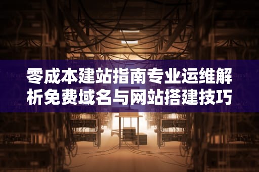 零成本建站指南专业运维解析免费域名与网站搭建技巧