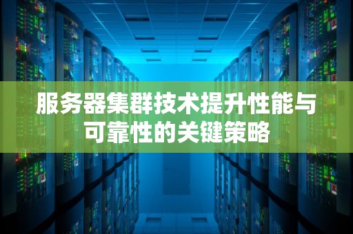 服务器集群技术提升性能与可靠性的关键策略