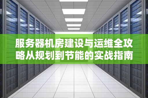 服务器机房建设与运维全攻略从规划到节能的实战指南