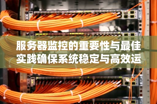 服务器监控的重要性与最佳实践确保系统稳定与高效运行