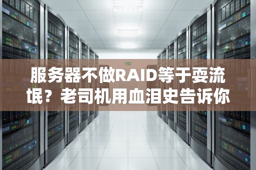 服务器不做RAID等于耍流氓？老司机用血泪史告诉你数据容灾的正确姿势