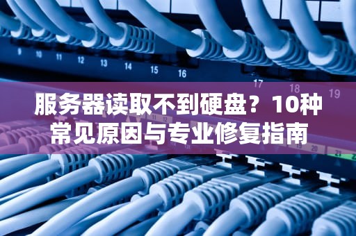 服务器读取不到硬盘？10种常见原因与专业修复指南