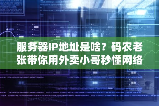 服务器IP地址是啥？码农老张带你用外卖小哥秒懂网络江湖