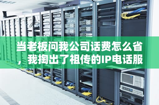 当老板问我公司话费怎么省，我掏出了祖传的IP电话服务器…（原理揭秘+省钱秘籍）