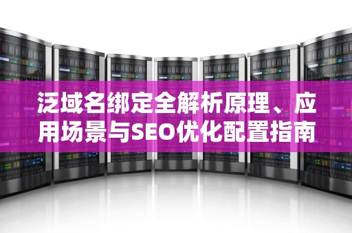 泛域名绑定全解析原理、应用场景与SEO优化配置指南