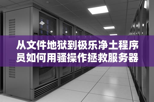 从文件地狱到极乐净土程序员如何用骚操作拯救服务器文件管理？