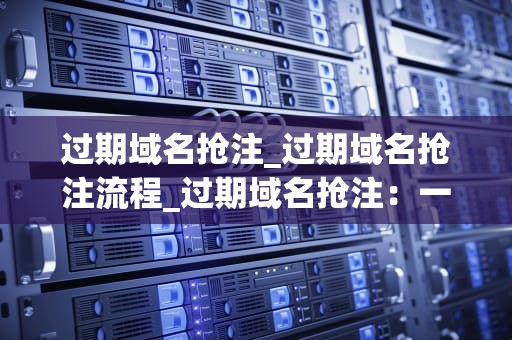 过期域名抢注_过期域名抢注流程_过期域名抢注：一场无声的“战争”