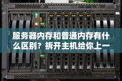 服务器内存和普通内存有什么区别？拆开主机给你上一课