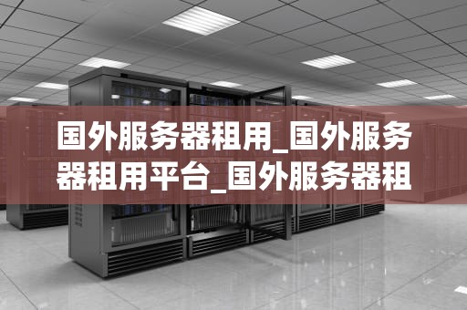 国外服务器租用_国外服务器租用平台_国外服务器租用的全面指南