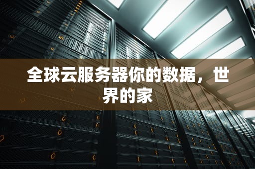 全球云服务器你的数据，世界的家