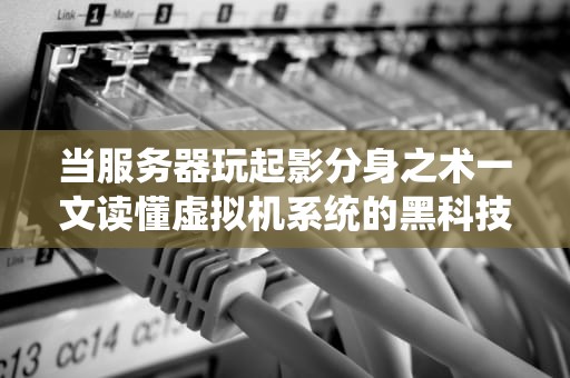 当服务器玩起影分身之术一文读懂虚拟机系统的黑科技与骚操作