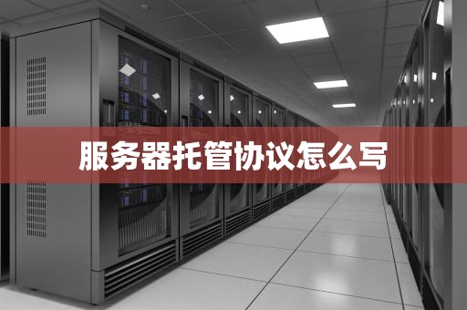 服务器托管协议怎么写