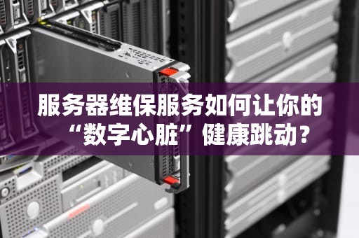 服务器维保服务如何让你的“数字心脏”健康跳动？