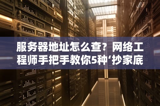 服务器地址怎么查？网络工程师手把手教你5种‘抄家底’技巧