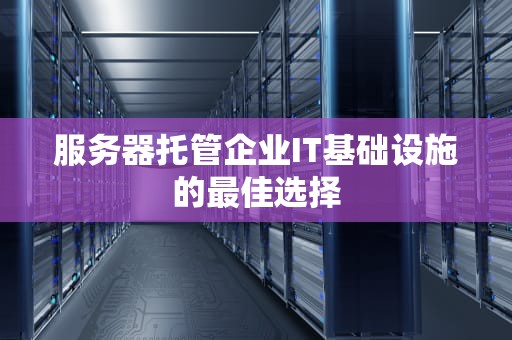 服务器托管企业IT基础设施的最佳选择