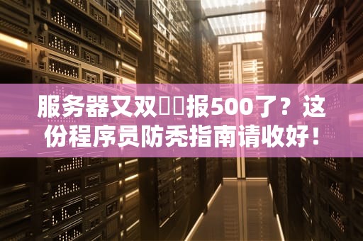 服务器又双叒叕报500了？这份程序员防秃指南请收好！