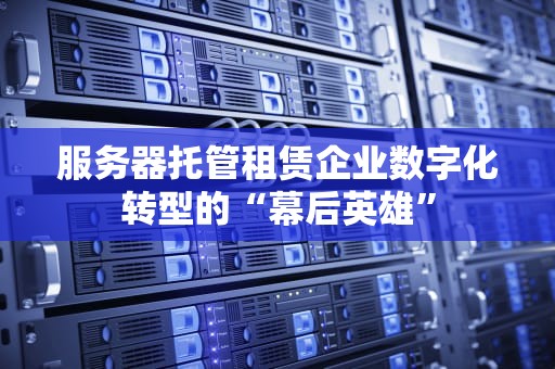 服务器托管租赁企业数字化转型的“幕后英雄”