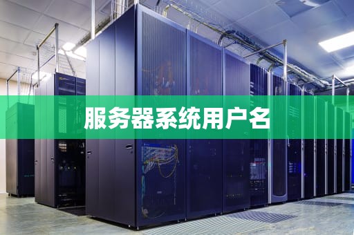 服务器系统用户名