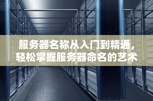 服务器名称从入门到精通，轻松掌握服务器命名的艺术