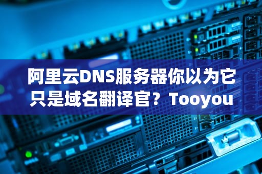 阿里云DNS服务器你以为它只是域名翻译官？Tooyoungtoosimple！