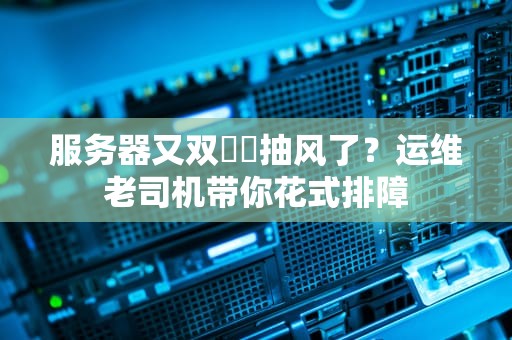 服务器又双叒叕抽风了？运维老司机带你花式排障