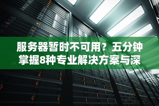 服务器暂时不可用？五分钟掌握8种专业解决方案与深度防御指南
