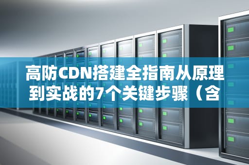 高防CDN搭建全指南从原理到实战的7个关键步骤（含成本控制方案）