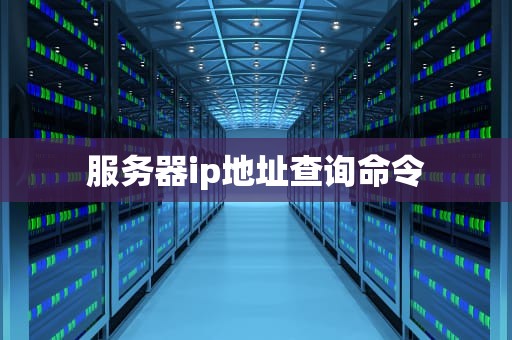 服务器ip地址查询命令