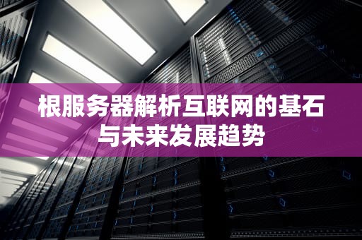 根服务器解析互联网的基石与未来发展趋势
