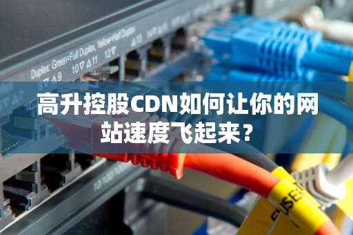 高升控股CDN如何让你的网站速度飞起来？