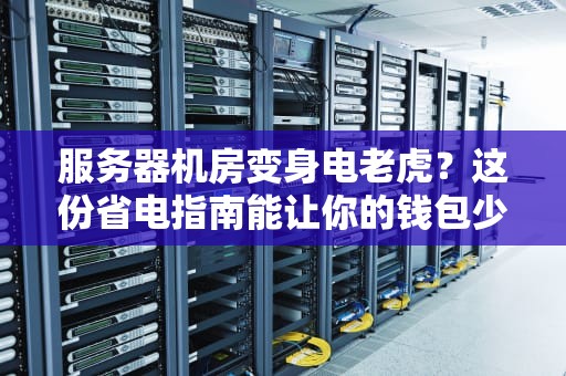 服务器机房变身电老虎？这份省电指南能让你的钱包少流泪！