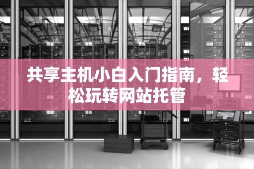 共享主机小白入门指南，轻松玩转网站托管