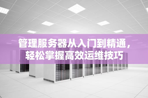 管理服务器从入门到精通，轻松掌握高效运维技巧