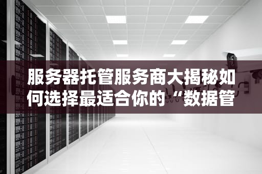 服务器托管服务商大揭秘如何选择最适合你的“数据管家”？