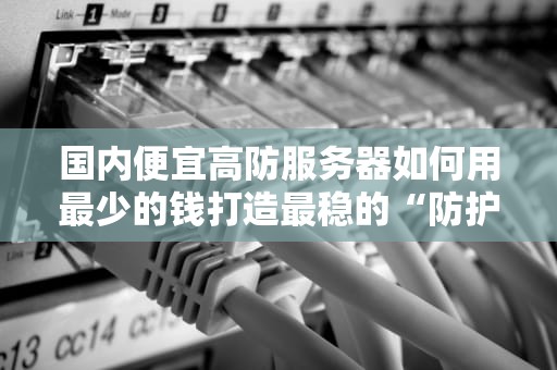 国内便宜高防服务器如何用最少的钱打造最稳的“防护盾”？