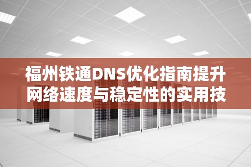 福州铁通DNS优化指南提升网络速度与稳定性的实用技巧