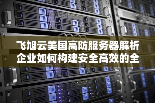 飞旭云美国高防服务器解析企业如何构建安全高效的全球化业务？