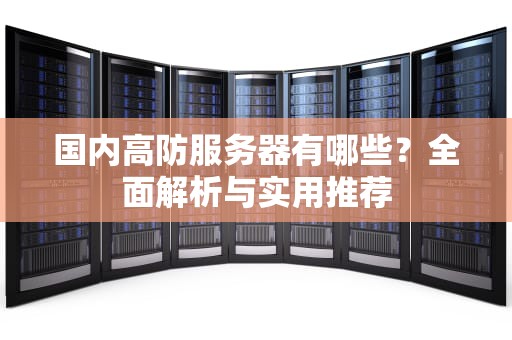 国内高防服务器有哪些？全面解析与实用推荐