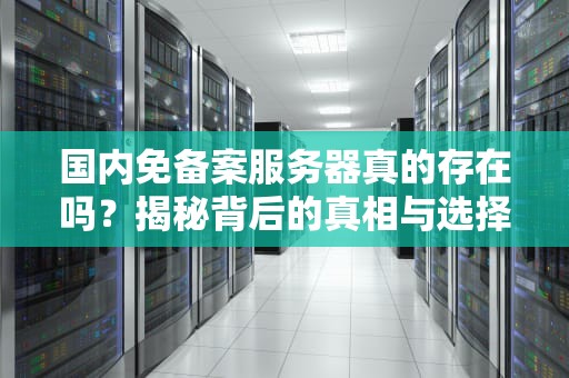 国内免备案服务器真的存在吗？揭秘背后的真相与选择指南