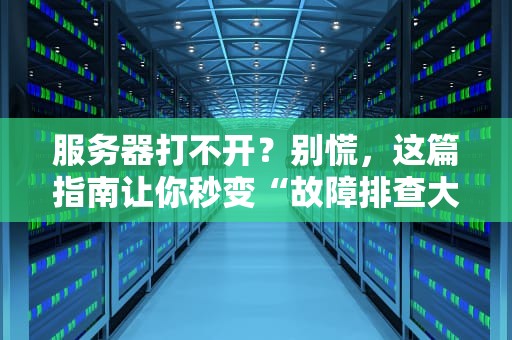 服务器打不开？别慌，这篇指南让你秒变“故障排查大师”！