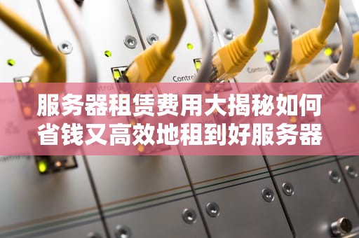 服务器租赁费用大揭秘如何省钱又高效地租到好服务器？