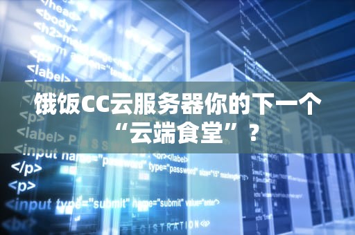 饿饭CC云服务器你的下一个“云端食堂”？