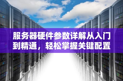 服务器硬件参数详解从入门到精通，轻松掌握关键配置