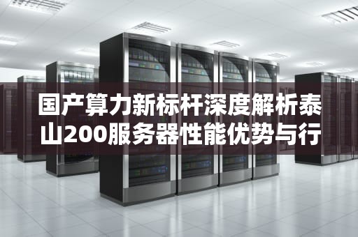 国产算力新标杆深度解析泰山200服务器性能优势与行业应用指南